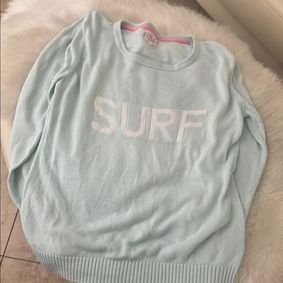 Light Blue SURF Sweater - Picture 1 of 3